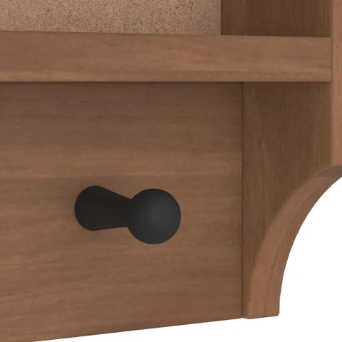  Wieszak ścienny na ubrania SANDNES 45x12x35cm Drewno lite Sosna Lumarko! Lumarko!