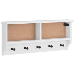  Wieszak ścienny na ubrania SANDNES 87x12x35cm Drewno lite Sosna Lumarko! Lumarko!