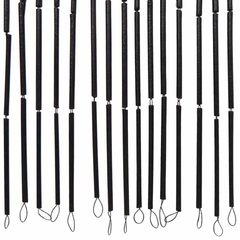  Zasłona przeciw owadom Ciemnoszara 100x200 cm Bambus Lumarko! Lumarko!