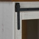 Komoda HALDEN z drzwiami przesuwnymi Biała 80x40x80 cm Lumarko! Lumarko!