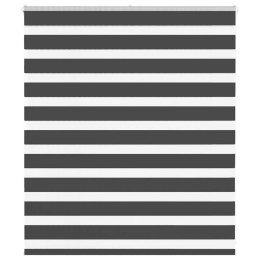 Roleta Zebra Czarna 135x100 cm Szerokość tkaniny Poliester Lumarko! Lumarko!