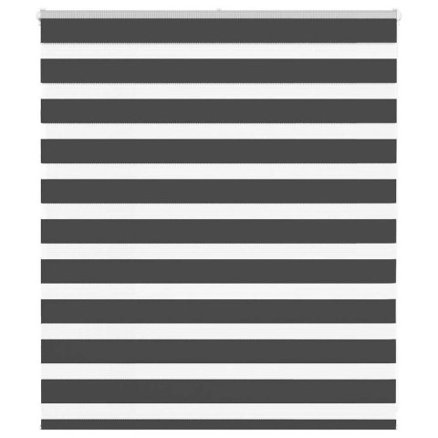 Roleta Zebra Czarna 135x100 cm Szerokość tkaniny Poliester Lumarko! Lumarko!