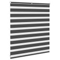 Roleta Zebra Czarna 135x100 cm Szerokość tkaniny Poliester Lumarko! Lumarko!