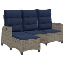 Rozkładana Sofa Ogrodowa z Poduszkami L-kształtna Szara Lumarko! Lumarko!