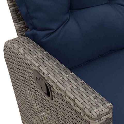  Rozkładana Sofa Ogrodowa z Poduszkami L-kształtna Szara Lumarko! Lumarko!