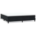 Łóżko Box Spring bez materaca Czarne 200x210 cm Aksamit Lumarko! Lumarko!