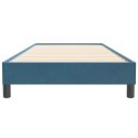  Łóżko typu Box Spring bez materaca Ciemnoniebieskie 80x220 cm Lumarko! Lumarko!