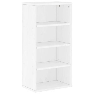  Szafka boczna "ODDA" Biała 40x24x79 cm Drewno lite Sosna Lumarko! Lumarko!