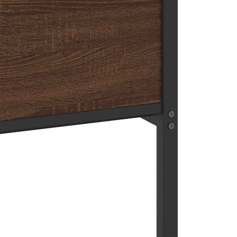 Łóżko bez materaca, brązowy dąb, 120x190 cm Lumarko! Lumarko!