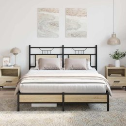  Łóżko bez materaca, dąb sonoma, 140x200 cm Lumarko! Lumarko!