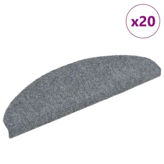 Maty na schody samoprzylepne 20 szt. Jasnoszary 65x21x4 cm Lumarko! Lumarko!