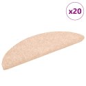 Maty na schody samoprzylepne 20 szt. Kremowe 56x17x3 cm Lumarko! Lumarko!
