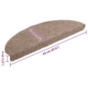 Maty na schody samoprzylepne 20 szt. Kremowe 65x21x4 cm Lumarko! Lumarko!