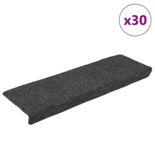  Maty na schody samoprzylepne 30 szt. Antracyt 65x21x4 cm Lumarko! Lumarko!