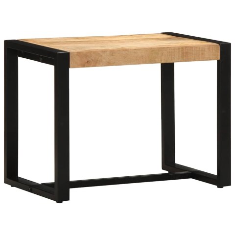  Ławka 60x35x45 cm lite drewno surowe mango Lumarko! Lumarko!