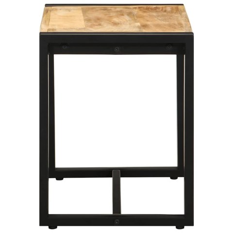  Ławka 60x35x45 cm lite drewno surowe mango Lumarko! Lumarko!