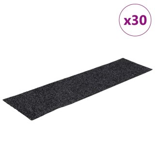  Maty na schody samoprzylepne 30 szt. Szare 76x20 cm Prostokątne Lumarko! Lumarko!