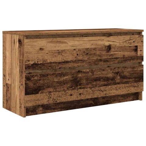  Szafka RTV Stare drewno 100x35x54 cm Drewno klejone Lumarko! Lumarko!