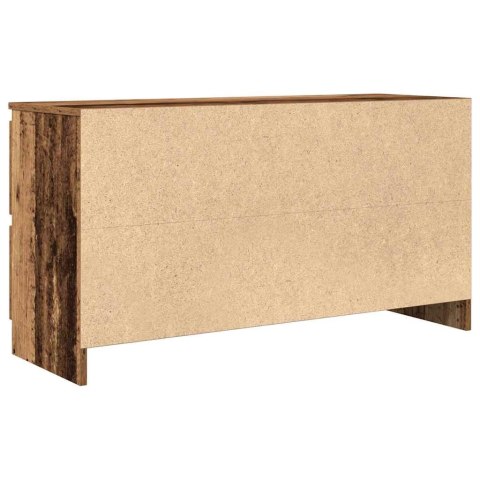  Szafka RTV Stare drewno 100x35x54 cm Drewno klejone Lumarko! Lumarko!