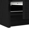  Szafka pod TV Czarna 100x35x54 cm Drewno klejone Lumarko! Lumarko!