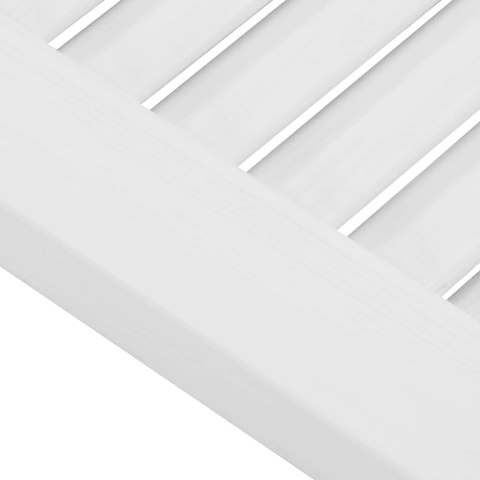 Drzwi wahadłowe żaluzjowe 2 pary białe 100x80 cm Lumarko! Lumarko!