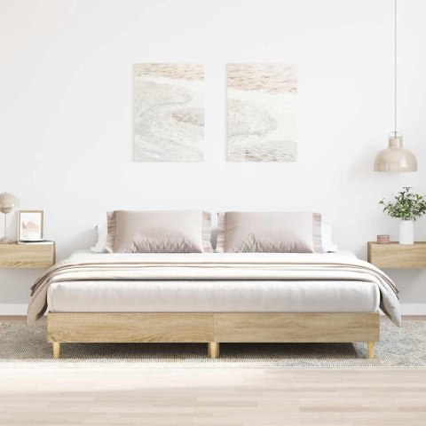  Łóżko bez materaca, dąb sonoma, 160x200 cm Lumarko! Lumarko!