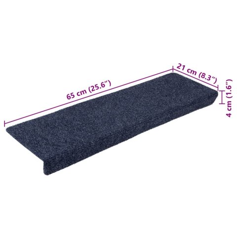  Maty na schody samoprzylepne 20 szt. Antracyt 65x21x4 cm Lumarko! Lumarko!