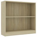  Regał biblioteczny Sonoma Oak 80x24x75 cm Drewno klejone Lumarko! Lumarko!