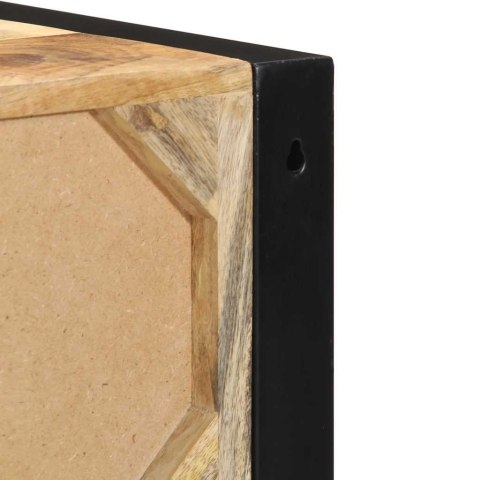 Szafka nocna 40x35x40 cm lite drewno surowe mango Lumarko! Lumarko!