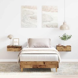 Rama łóżka bez materaca Stare drewno 100x200 cm Drewno klejone Lumarko! Lumarko!