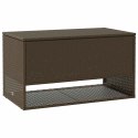 Skrzynka na poduszki ogrodowe Brązowa 100x55x55,5 cm Polirattan Lumarko! Lumarko!