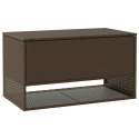 Skrzynka na poduszki ogrodowe Brązowa 100x55x55,5 cm Polirattan Lumarko! Lumarko!