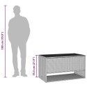 Skrzynka na poduszki ogrodowe Brązowa 100x55x55,5 cm Polirattan Lumarko! Lumarko!
