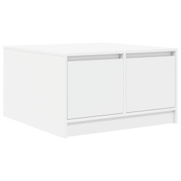 Stolik kawowy z szufladami Biały 70,5x70x40 cm Lumarko! Lumarko!