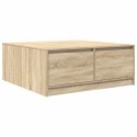 Stolik kawowy z szufladami Sonoma Oak 100x100x40 cm Lumarko! Lumarko!