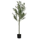 Sztuczne drzewo oliwne 450 liści 120 cm zielone Lumarko! Lumarko!