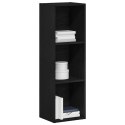Regał biblioteczny Czarny Dąb 36x30x114 cm Drewno klejone Lumarko! Lumarko!