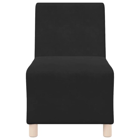 Sofa Fotel Czarny 55 cm Aksamit Lumarko! Lumarko!