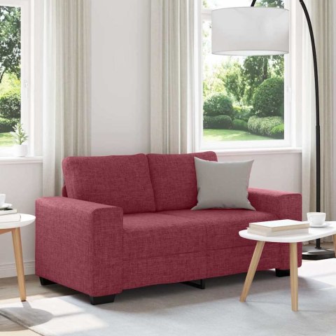 Sofa 2-osobowa w kolorze czerwonego wina 120 cm Tkanina Lumarko! Lumarko!