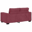 Sofa 2-osobowa w kolorze czerwonego wina 120 cm Tkanina Lumarko! Lumarko!