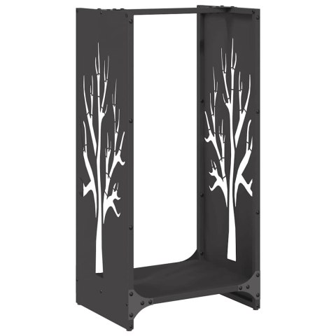 Stojak na drewno opałowe 40x30x80 cm Stal walcowana na zimno Lumarko! Lumarko!