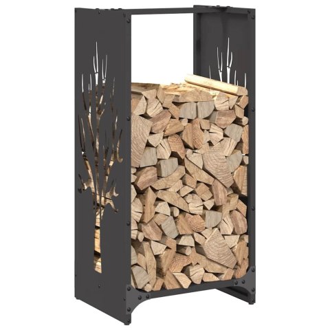 Stojak na drewno opałowe 40x30x80 cm Stal walcowana na zimno Lumarko! Lumarko!