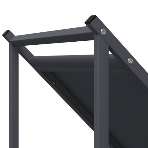 Stojak na drewno opałowe Antracyt Stal walcowana na zimno Lumarko! Lumarko!