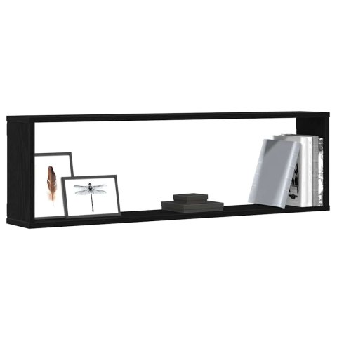 Półki ścienne Cube 2 szt. Czarny dąb 100x15x30 cm Lumarko! Lumarko!