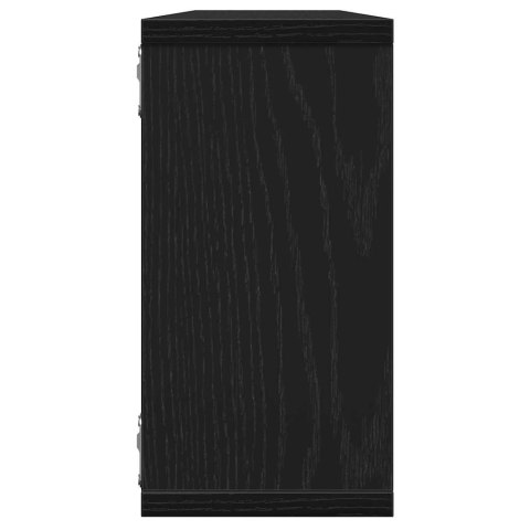 Półki ścienne Cube 2 szt. Czarny dąb 100x15x30 cm Lumarko! Lumarko!