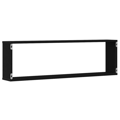 Półki ścienne Cube 2 szt. Czarny dąb 100x15x30 cm Lumarko! Lumarko!