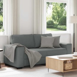 Sofa 2-osobowa, ciemnoszara, 140 cm, tapicerowana tkaniną Lumarko! Lumarko!