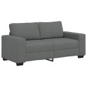 Sofa 2-osobowa, ciemnoszara, 140 cm, tapicerowana tkaniną Lumarko! Lumarko!