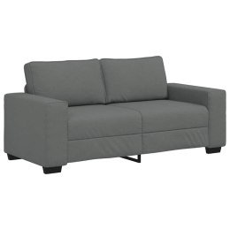 Sofa 2-osobowa, ciemnoszara, 140 cm, tapicerowana tkaniną Lumarko! Lumarko!