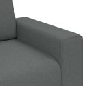 Sofa 2-osobowa, ciemnoszara, 140 cm, tapicerowana tkaniną Lumarko! Lumarko!